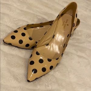 Polka-dot Kitten Heels